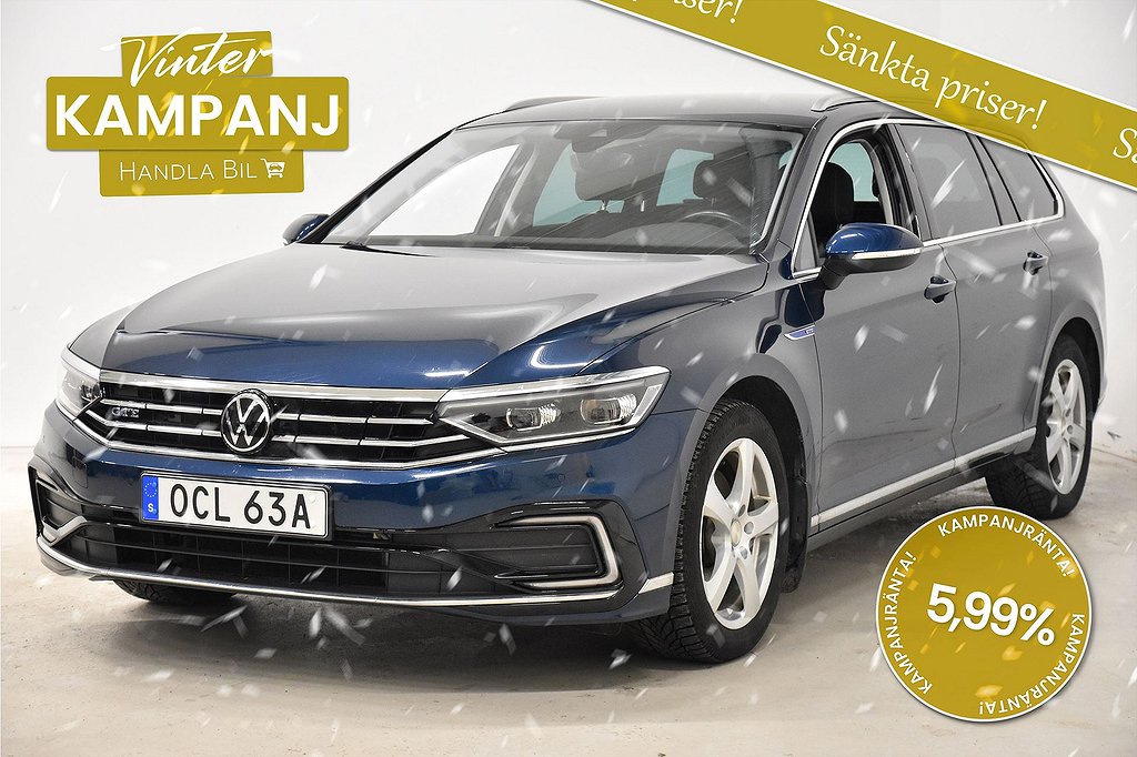 Volkswagen Passat GTE 1.4 Plug-in Moms Navi Drag SoV 218hk