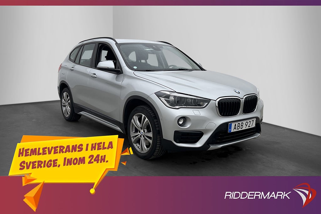 BMW X1 xDrive20d Sport line HiFi Sensorer Rattvärme Drag