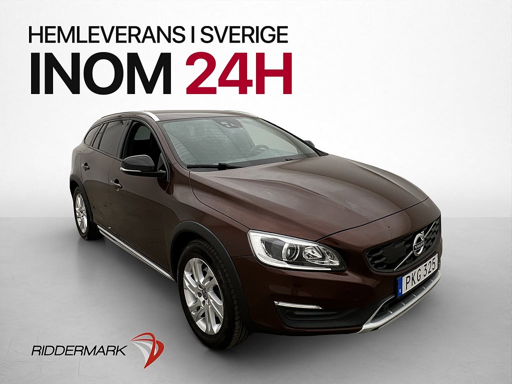 Volvo V60 Cross Country D4 AWD Classic Plus Drag Värm Skinn