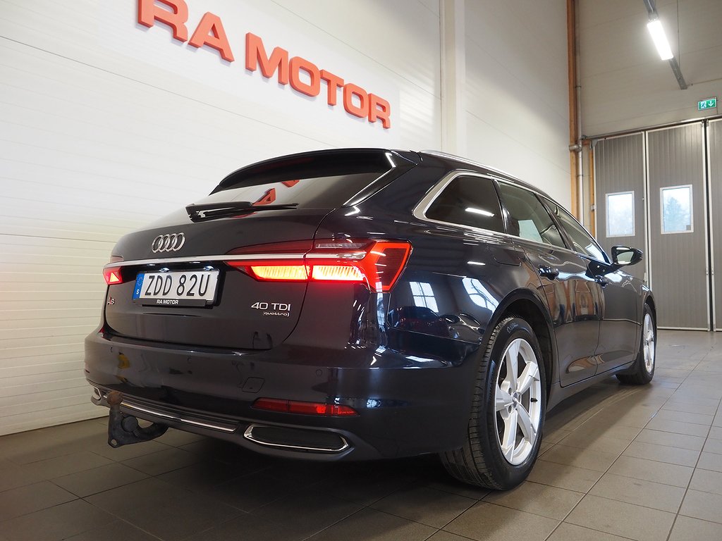 Audi A6 Avant 40 TDI 204hk Quattro S-Tronic D-Värm Drag Nav 2019
