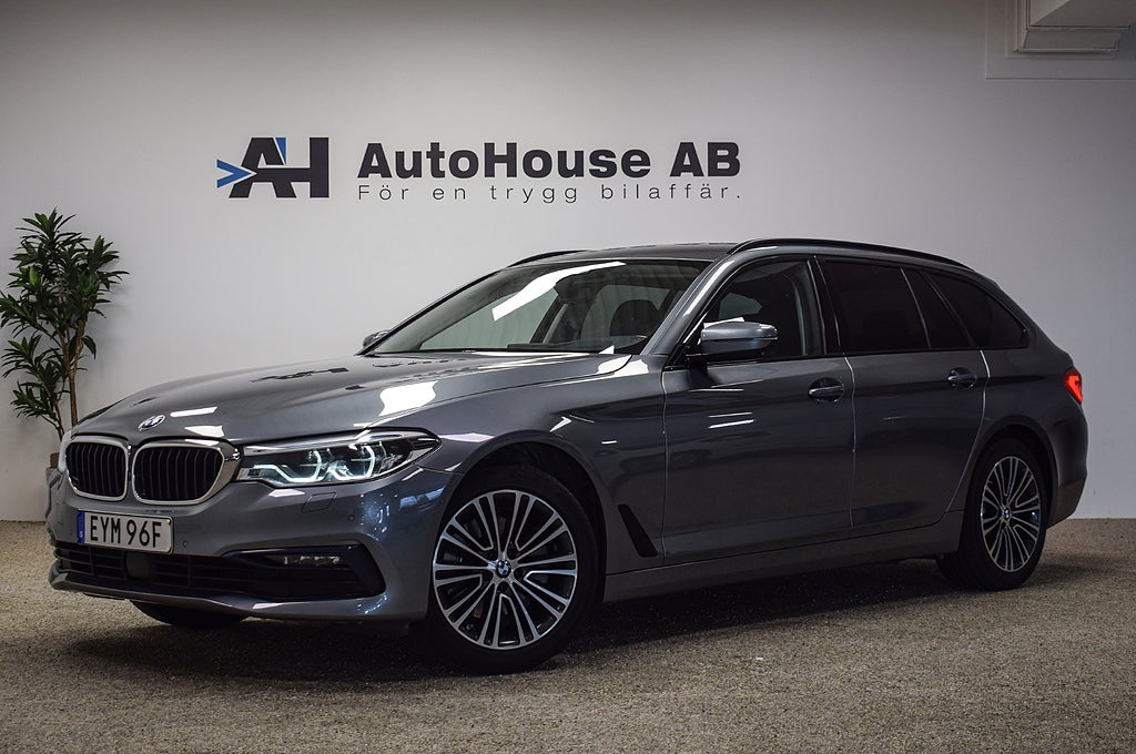 BMW 520d xDrive Touring Sport Line Värmare Head Up 360 Drag DA+