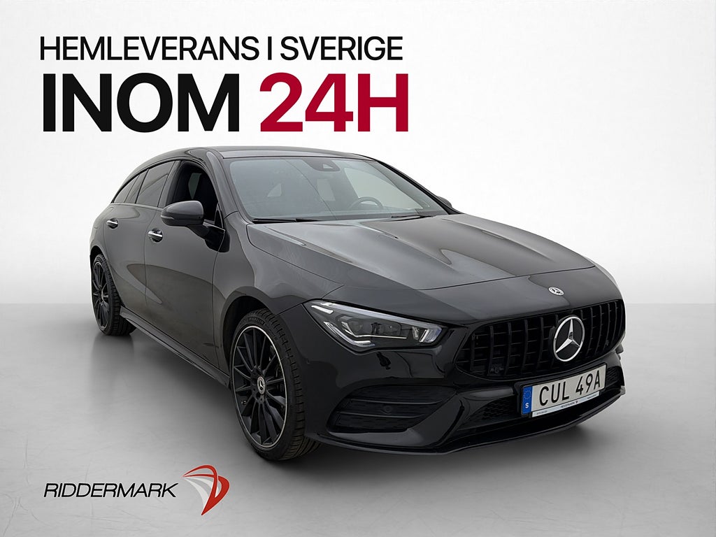 Mercedes-Benz CLA 250 e 218hk AMG Line Pano Värm Burmester
