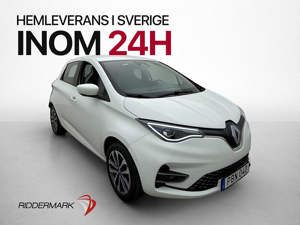 Renault Zoe R135 52 kWh 136hk BATTERIKÖPT Kamera Rattvärme