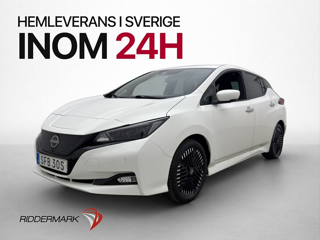 Nissan Leaf 150hk 360° Kamera Rattvärme CarPlay Navi