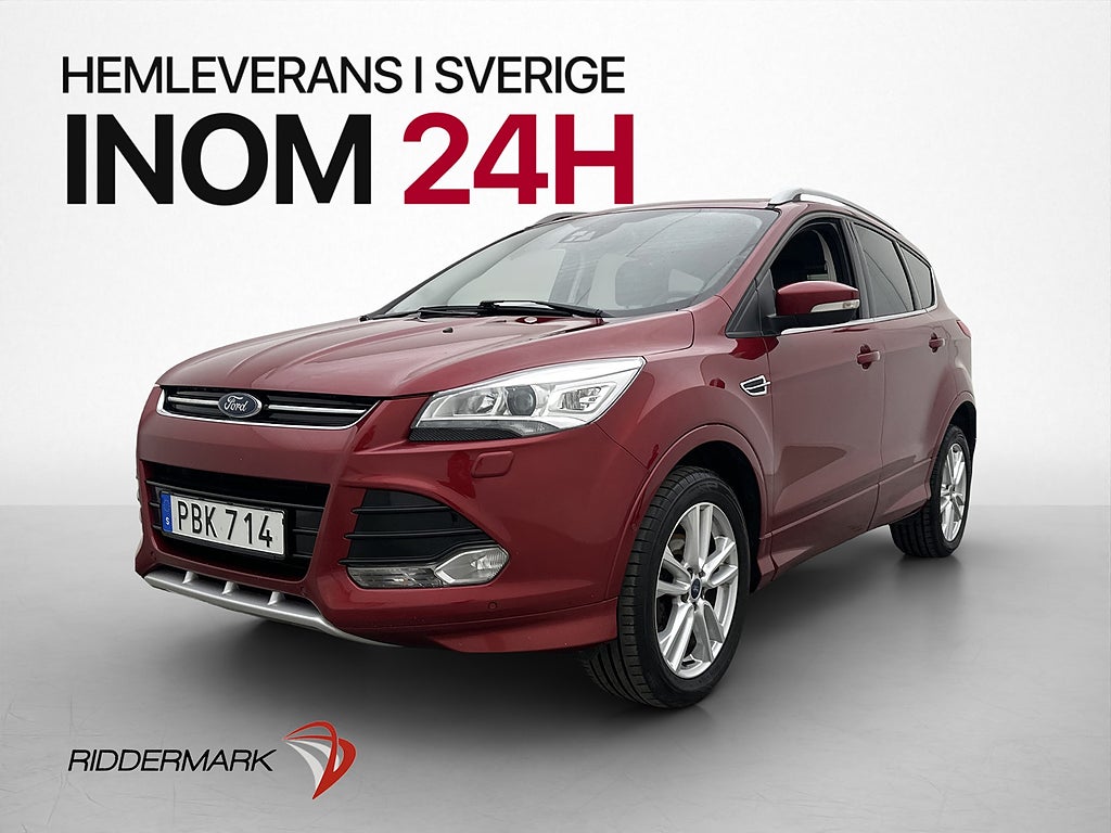 Ford Kuga 1.5 EcoBoost 150hk Titanium X Sensorer Halvskinn
