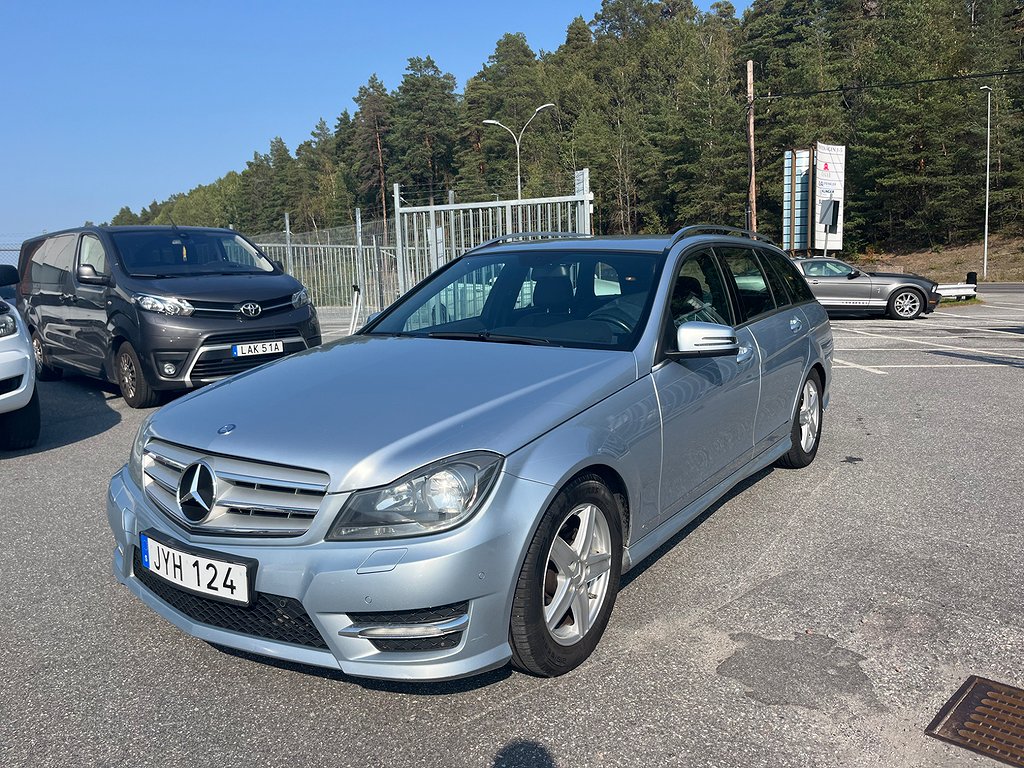 Mercedes-Benz C 180 T 156hk Automat AMG 15000 mil Nyservad