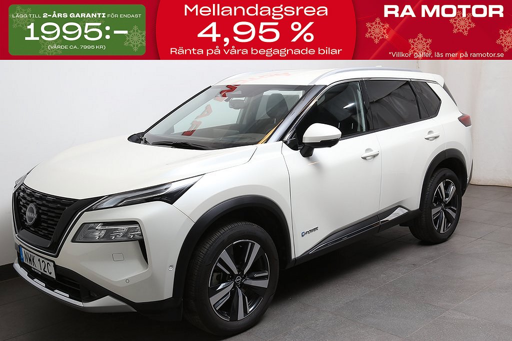 Nissan X-Trail e-4ORCE Tekna Minne Navi 7-Sits Leasbar 2024