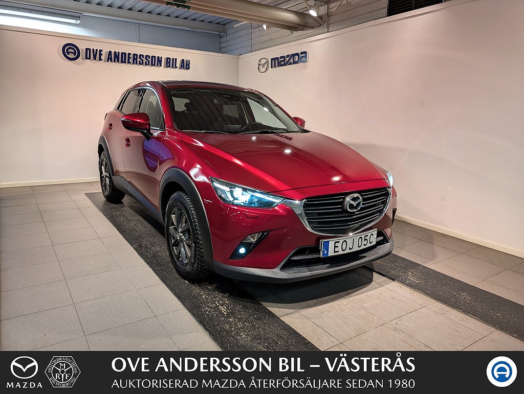Mazda CX-3 2.0 Skyactiv-G Vision (121) 1-ägare|Fullserv|Rattvärme
