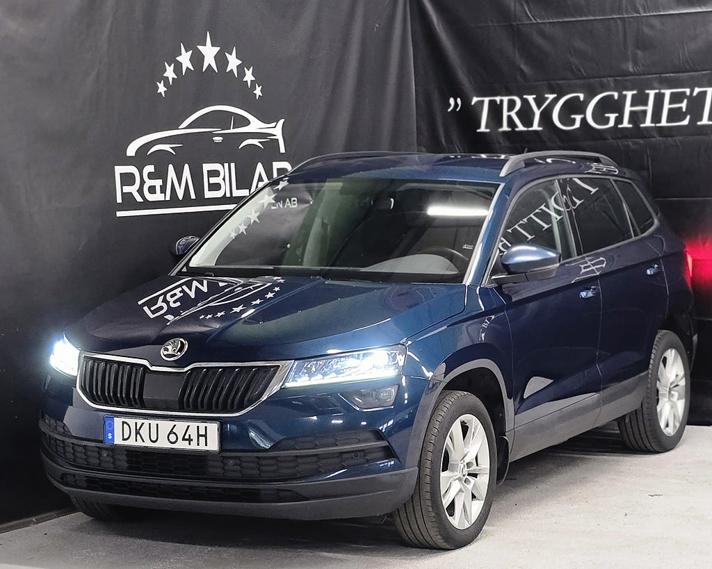 Skoda Karoq 1-ägare, B-kam, CarPlay, GPS, Drag, Ny Serv/Bes!