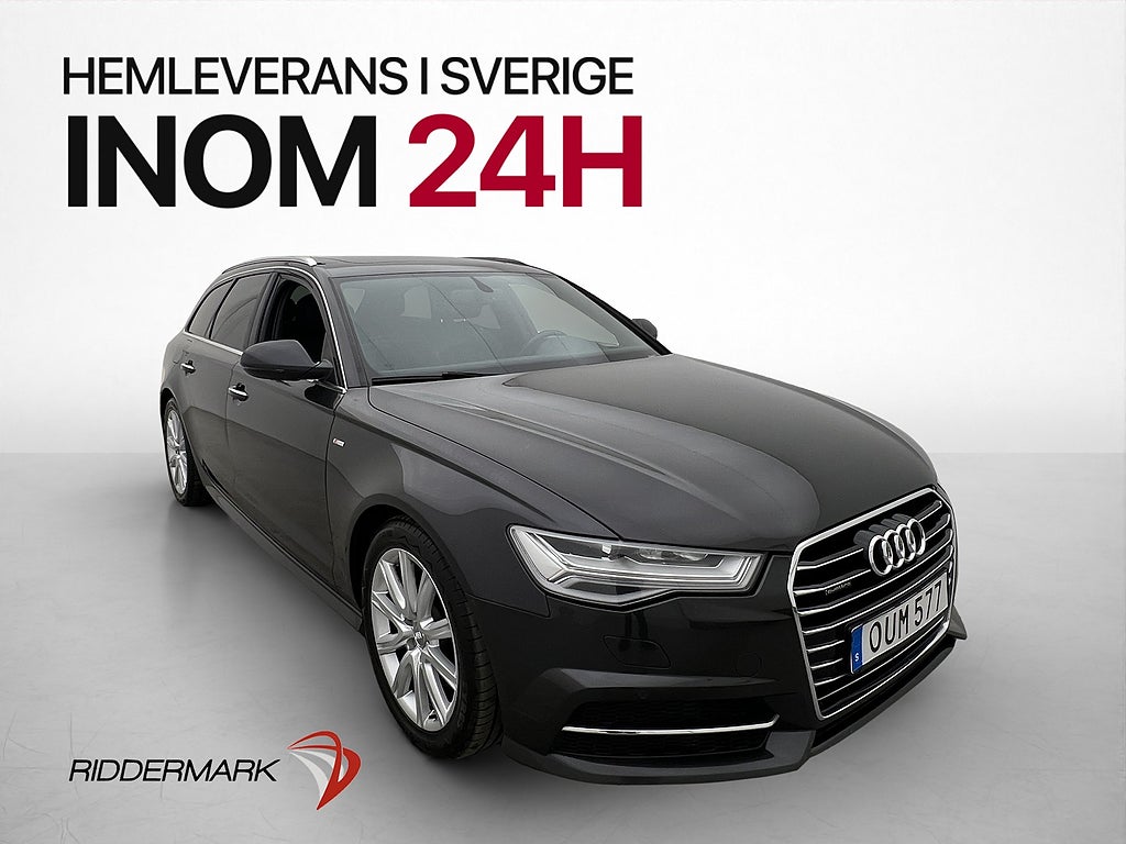 Audi A6 3.0 TDI V6 218hk Quattro Pano BOSE Kamera Rattvärme