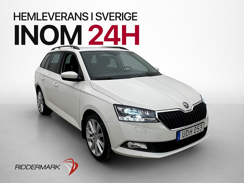 Skoda Fabia 1.0 TSI 110hk B-Kamera Carplay 0.48l/mil