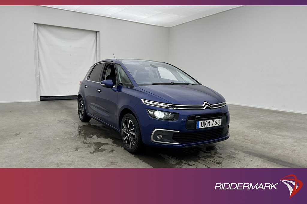 Citroën C4 Picasso 1.2 130hk En-Brukare Kamera Navi Dragkrok