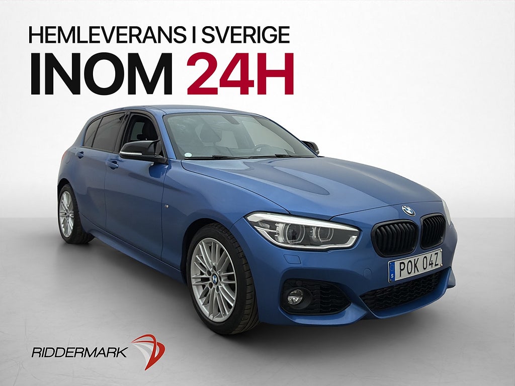 BMW 118I 136hk M Sport Läder Bluetooth P-Sensorer Sportfjädr