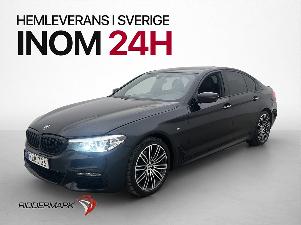 BMW 520d xDrive Sedan M Sport HiFi Kamera Navi Skinn Drag
