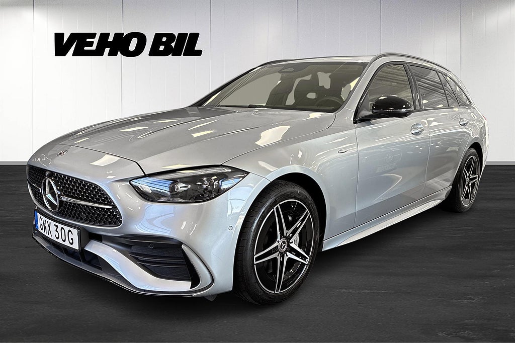 Mercedes-Benz C300 e 300 T e AMG Line, Nightpack, Drag, Panelbelysning