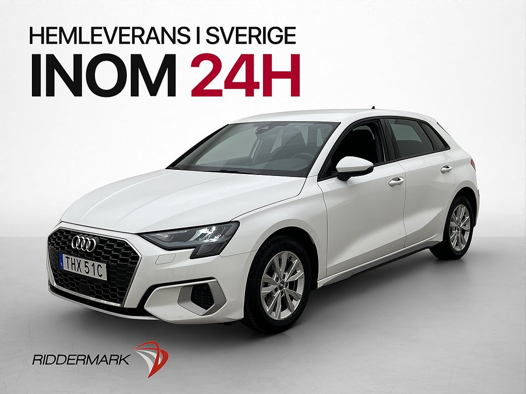 Audi A3 SB 35 TFSI 150hk Advanced CarPlay Adaptiv 1-Brukare