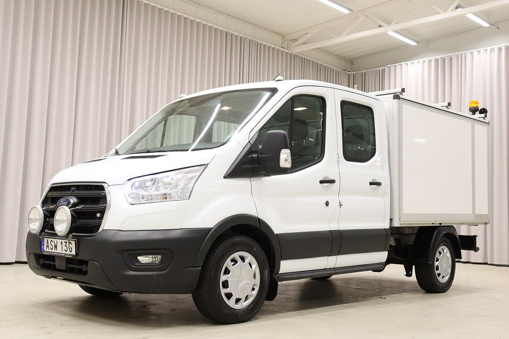 Ford Transit 350 TDCi AWD 130HK Dubbelhytt Kåpa Kåpa Momsbil