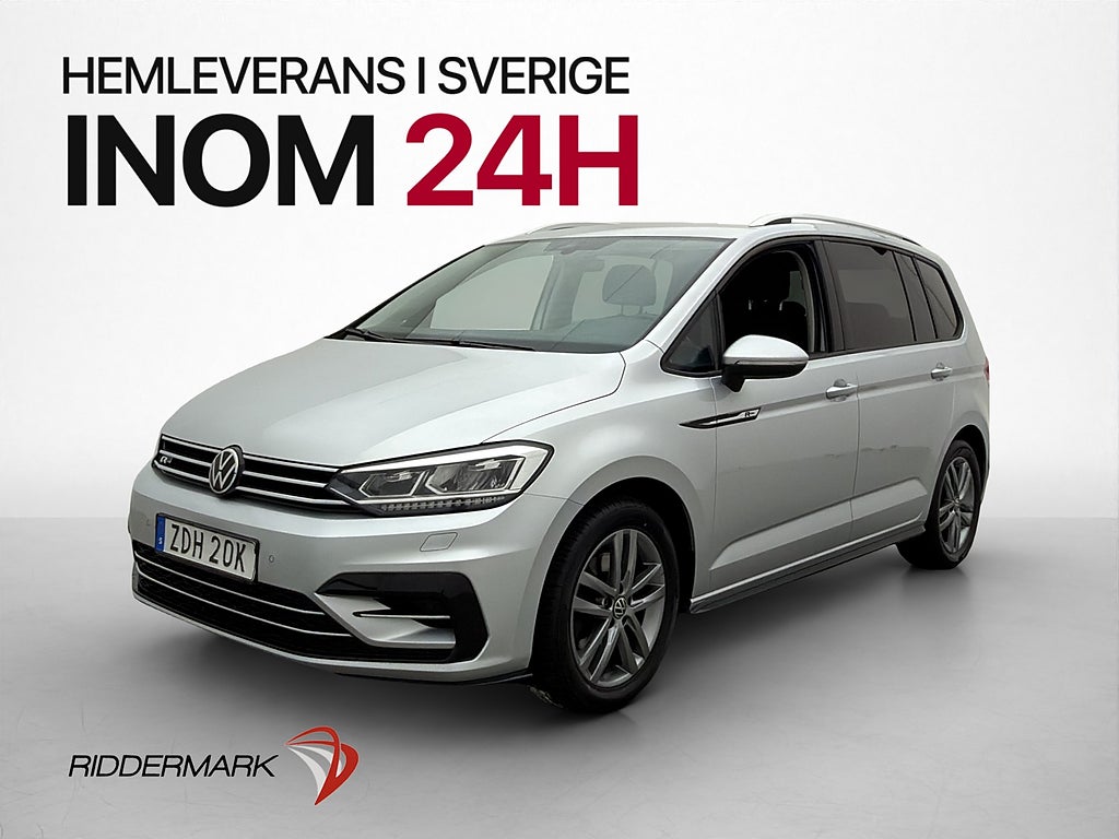 Volkswagen Touran 2.0 TDI R-Line 7-Sits D-Värm Kamera Drag