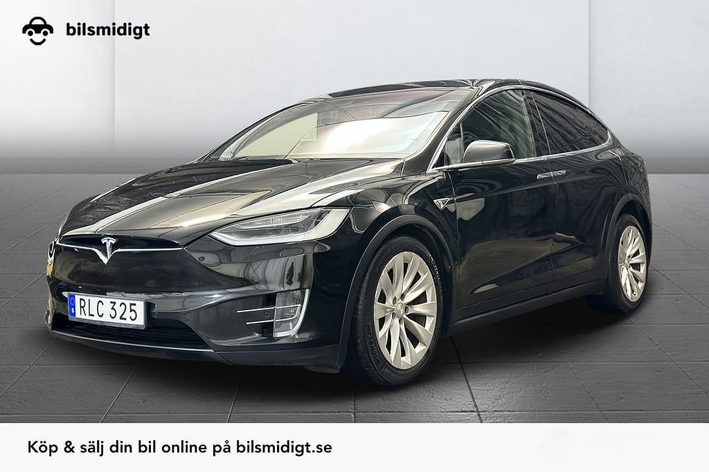 Tesla Model X 90D FRI SUPERCHARGING 7-sits Drag Luftfj Köld