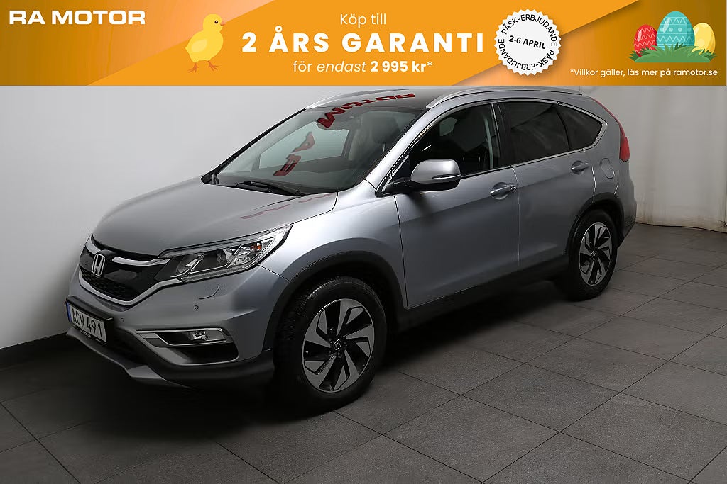 Honda CR-V 1,6 i-DTEC 160hk Executive AWD Aut Panorma Skinn Drag 2016