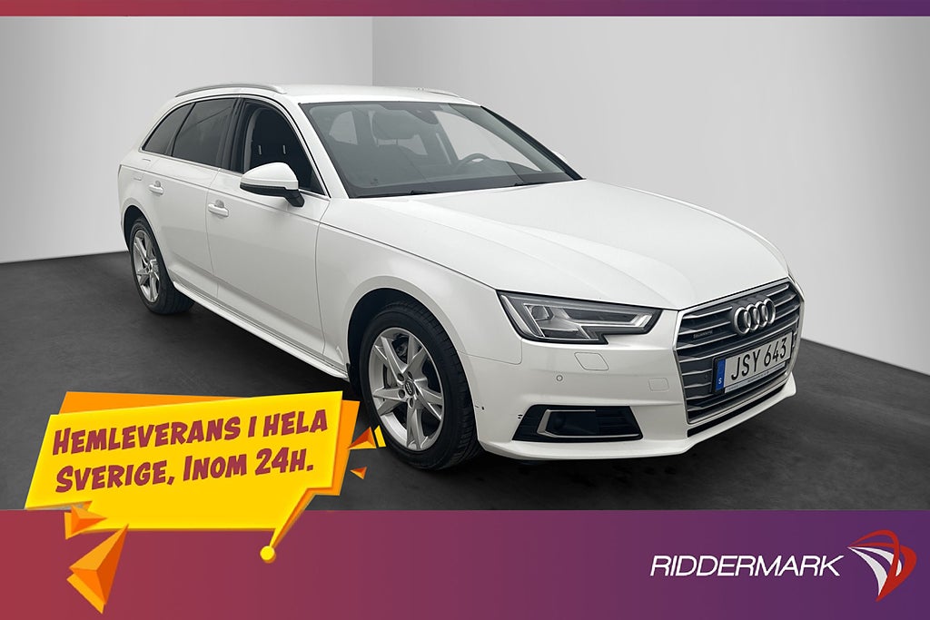 Audi A4 2.0 TDI Quattro 190hk P-Sensorer 0.45l/mil