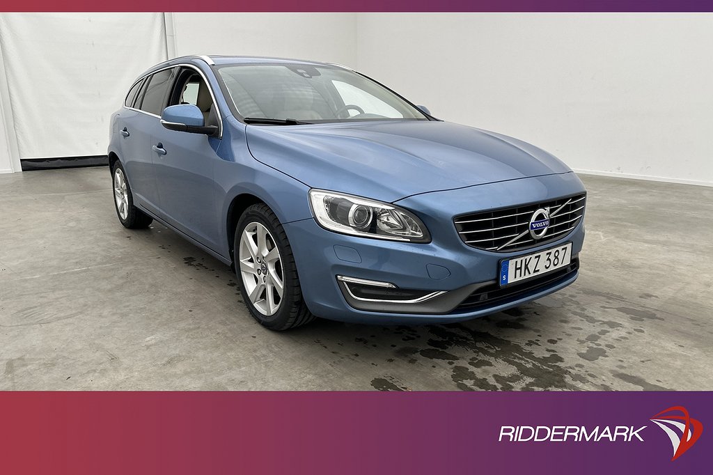 Volvo V60 D4 181hk Summum VOC Taklucka Värm Kamera Navi Drag