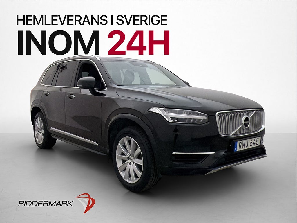 Volvo XC90 T8 AWD Inscription 7-Sits Pano HUD 360° Navi Drag