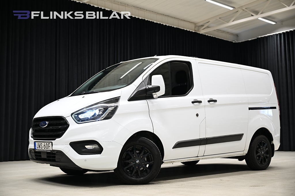 Ford transit Custom 130HK Automat|Dubbeldörr|Inredd|LED|NyKamrem
