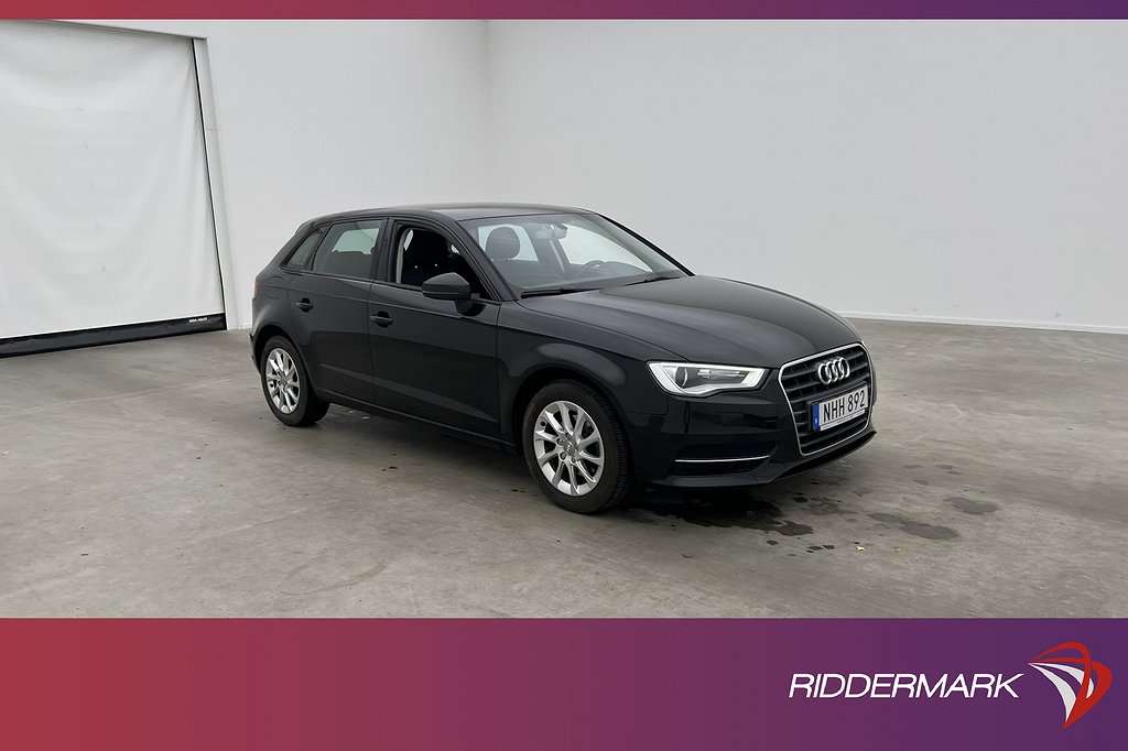 Audi A3 Sportback TFSI 110hk Sensorer Farthållare Välservad