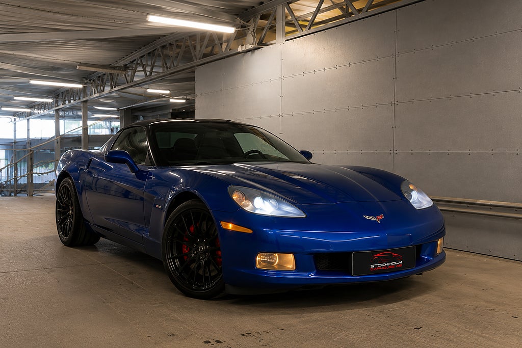 Chevrolet Corvette C6 LS2 405HK Z51 3LT TARGA NYBESIKTIGAD *CLEAN TITEL*