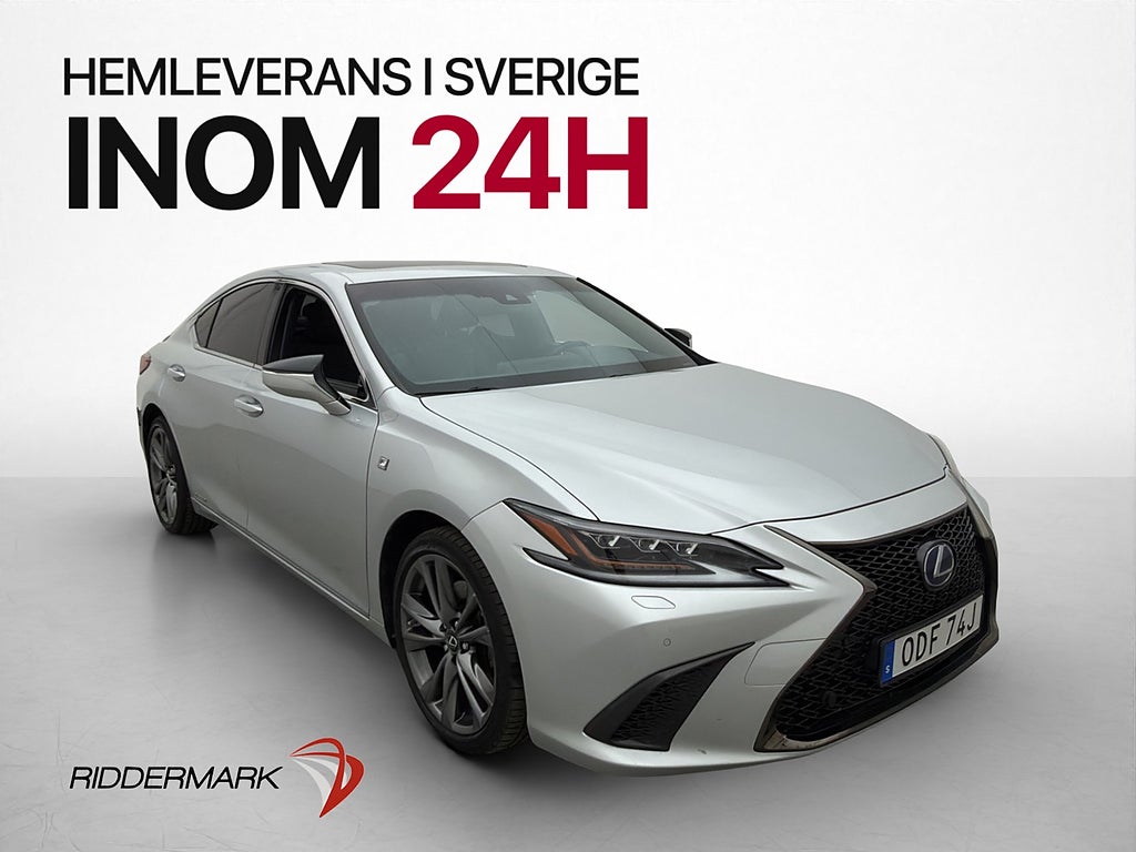 Lexus ES 300h F Sport M&K-Värmare Taklucka Kamera Skinn Navi