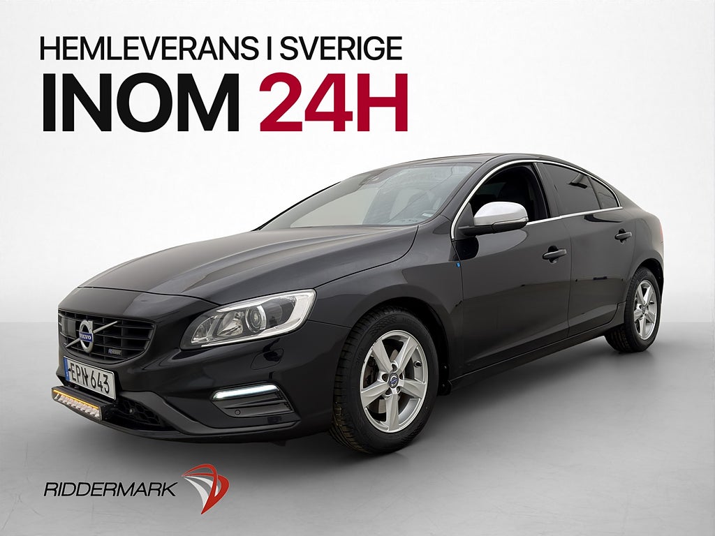 Volvo S60 D4 Polestar R-Design Taklucka VoC D-värm BLIS 200h