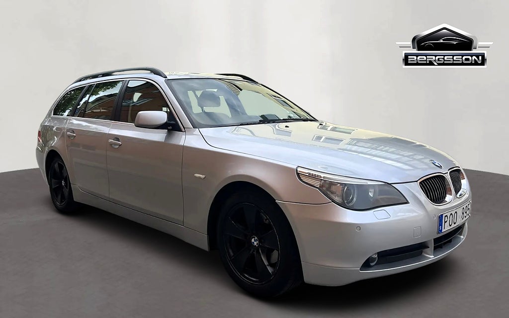 BMW 523 i Touring 177HK SVENSKSÅLD SKINN NYSERVAD EURO 4 
