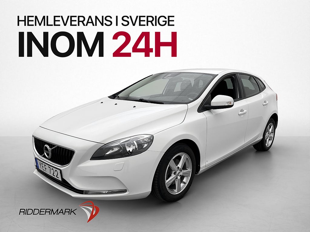 Volvo V40 D2 120hk Kinetic VOC Sensorer Värm Bluetooth