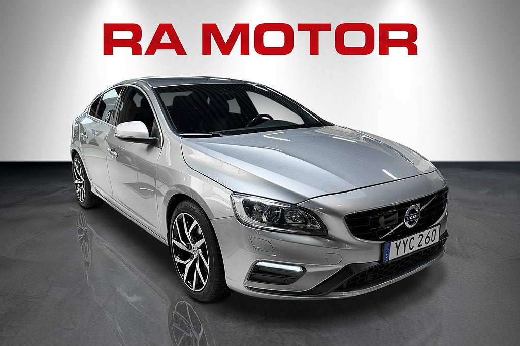 Volvo S60 D4 190hk R-Design |Drag|VOC|HK ljud|Kamera|Navi| 2018