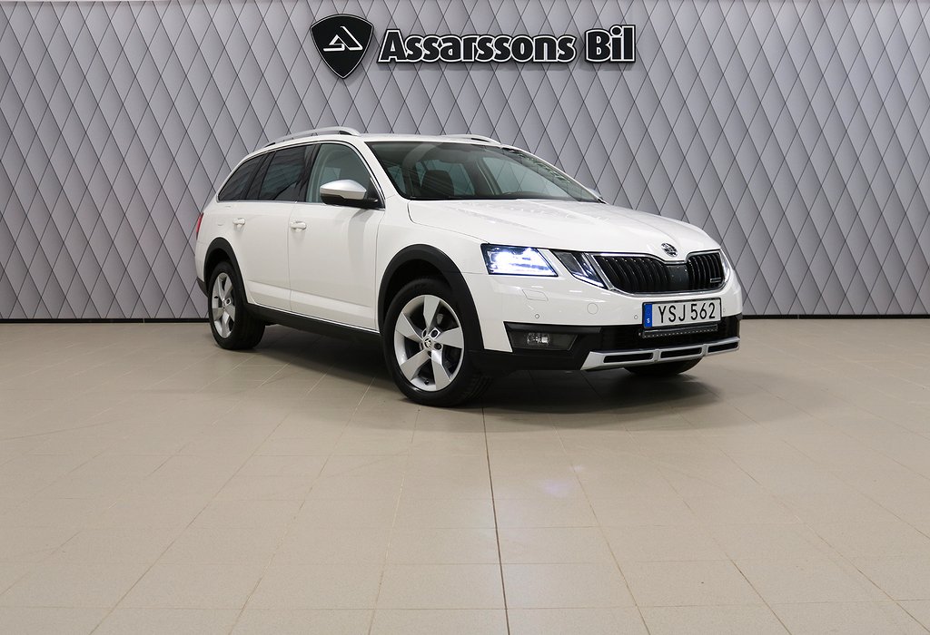 Skoda Octavia Scout 2.0 TDI 4x4 Premium Värmare Drag Navi 