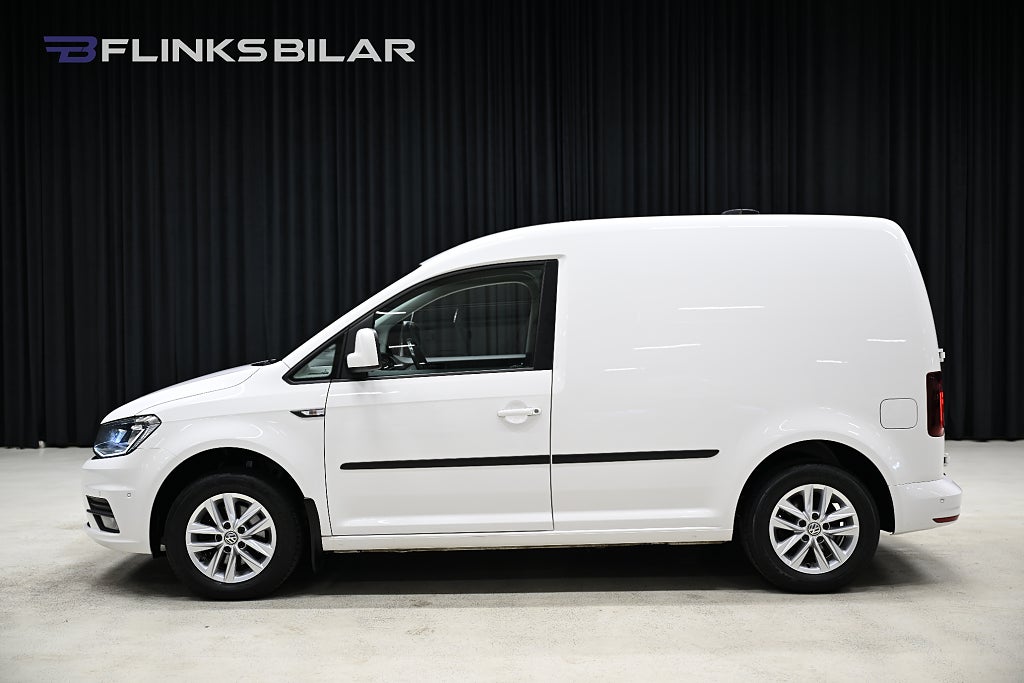 Volkswagen Caddy DSG 102HK Nedlackad|Girafflucka|DrivePremium|Leasbar