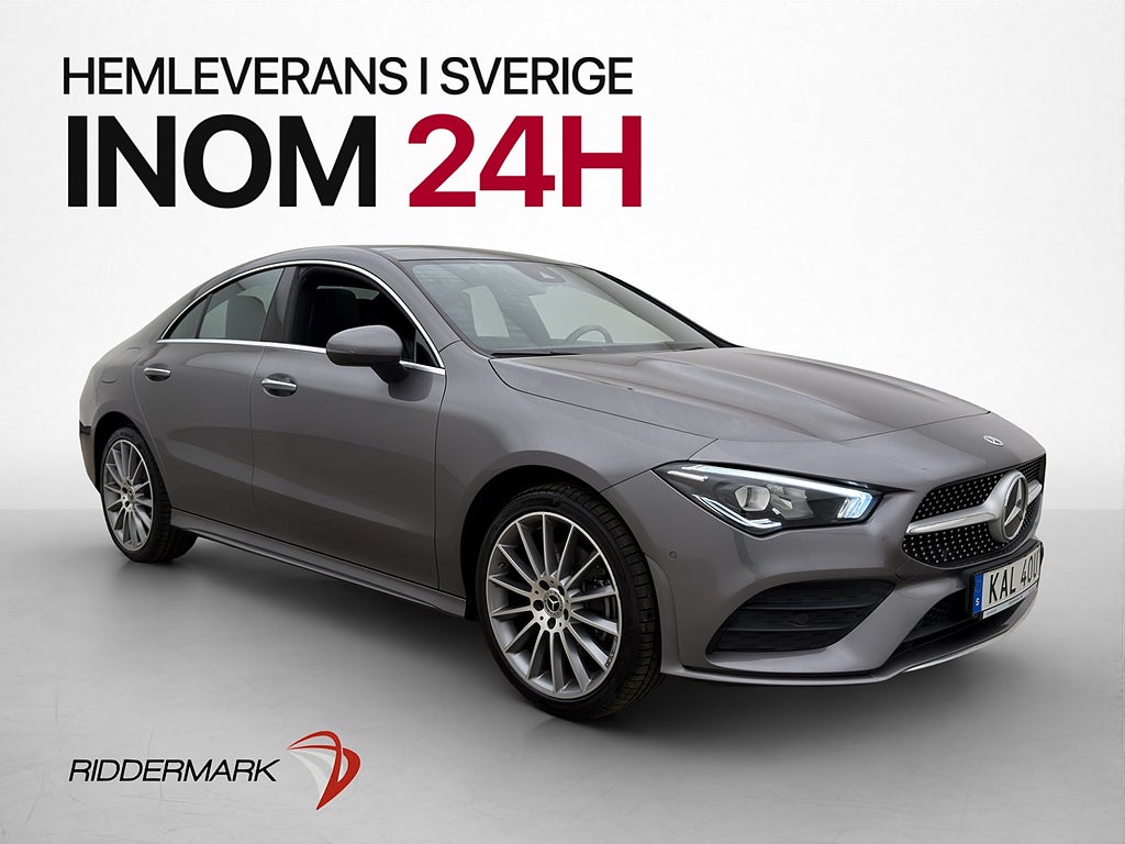 Mercedes-Benz CLA 250 e 218hk AMG Line Pano Wide Kamera