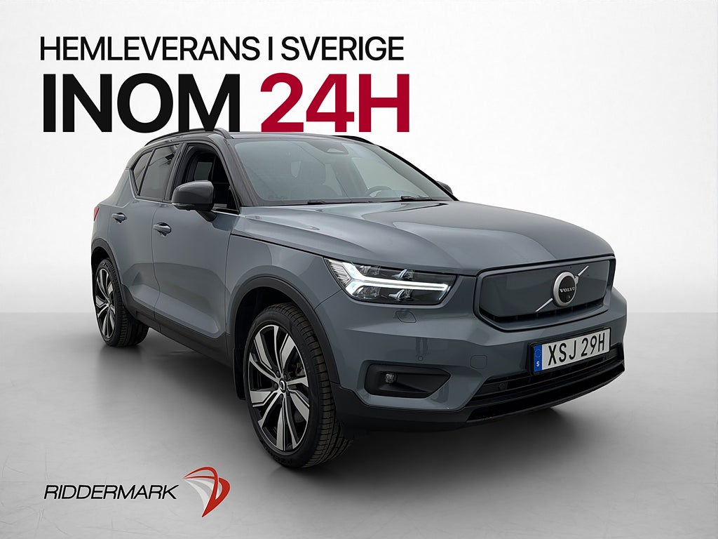 Volvo XC40 Recharge P8 AWD Pano H/K 360° Drag Värmare