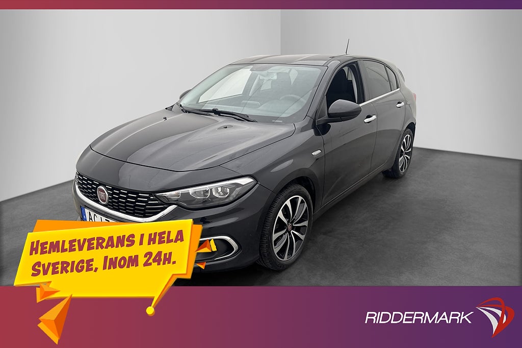 Fiat Tipo 120hk Lounge Kamera CarPlay Adaptiv-Farthållare
