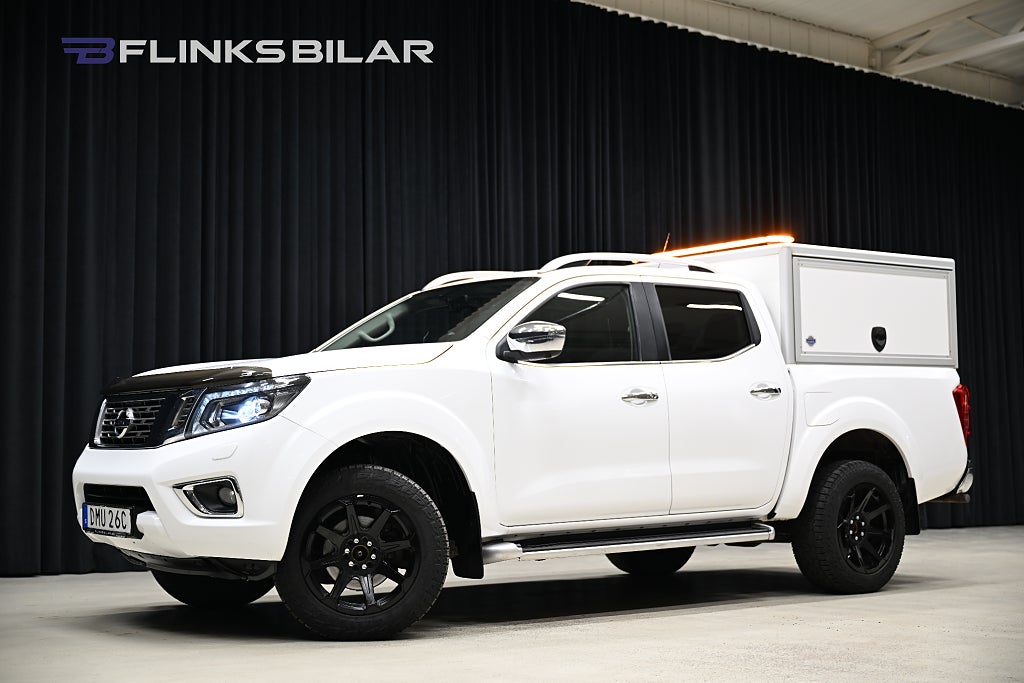 Nissan Navara 190HK Automat|Kåpa|Drag|FjärrstyrdVärmare|Moms|SeUtr!