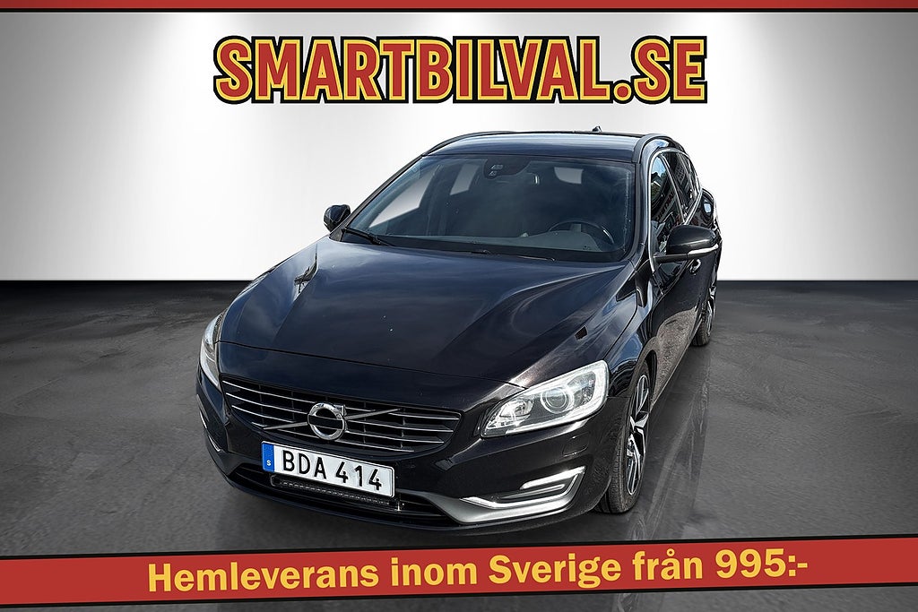 Volvo V60 D2 Auto Momen K-rem bytt D-värm Drag Avbet 1396 Kr/Mån 