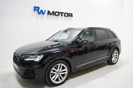 Audi Q7 50 TDI Q 286hk S-Line 7-sits BOSE Pano Luft 360° D-värm
