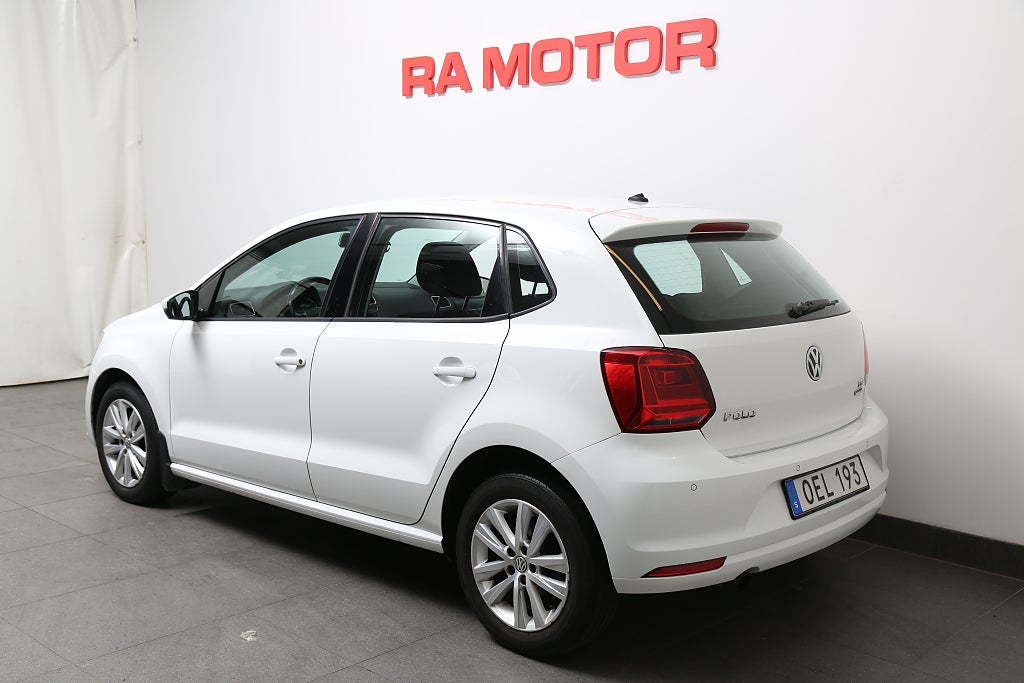 Volkswagen Polo 1,2 TSI 90hk Base 5-dörrar P-sensorer 2017