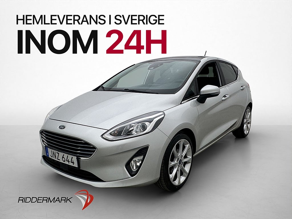 Ford Fiesta 1.0 Titanium Pano CarPlay Navi Adptv farthållare