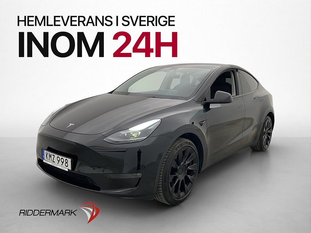 Tesla Model Y Long Range AWD Uppgraderad AP Dragkrok Sv.Såld