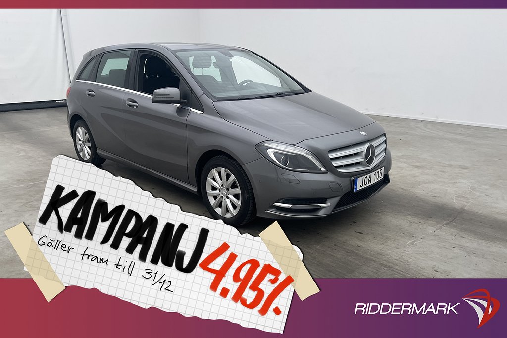 Mercedes-Benz B 180 CDI 109hk Kamera Navi 4,95% Ränta