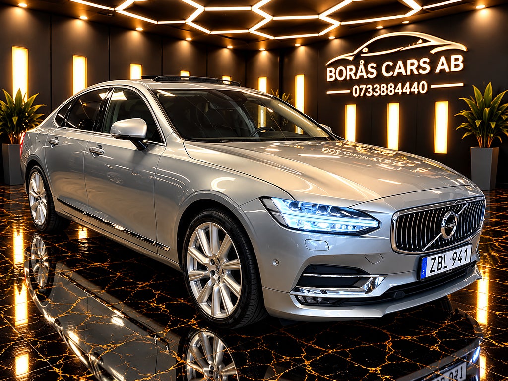 Volvo S90 D4 (200hk) Polestar AWD Inscription*1000kr/mån*Takluck