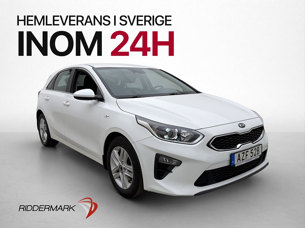 Kia Ceed 1.0 120hk 1-Brukare Kamera CarPlay Lane Assist