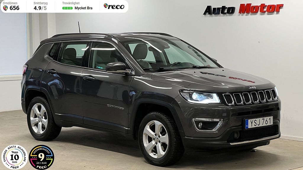 Jeep Compass Limited 2.0 D 4WD 170hk /Drag/Nybyttt kamrem